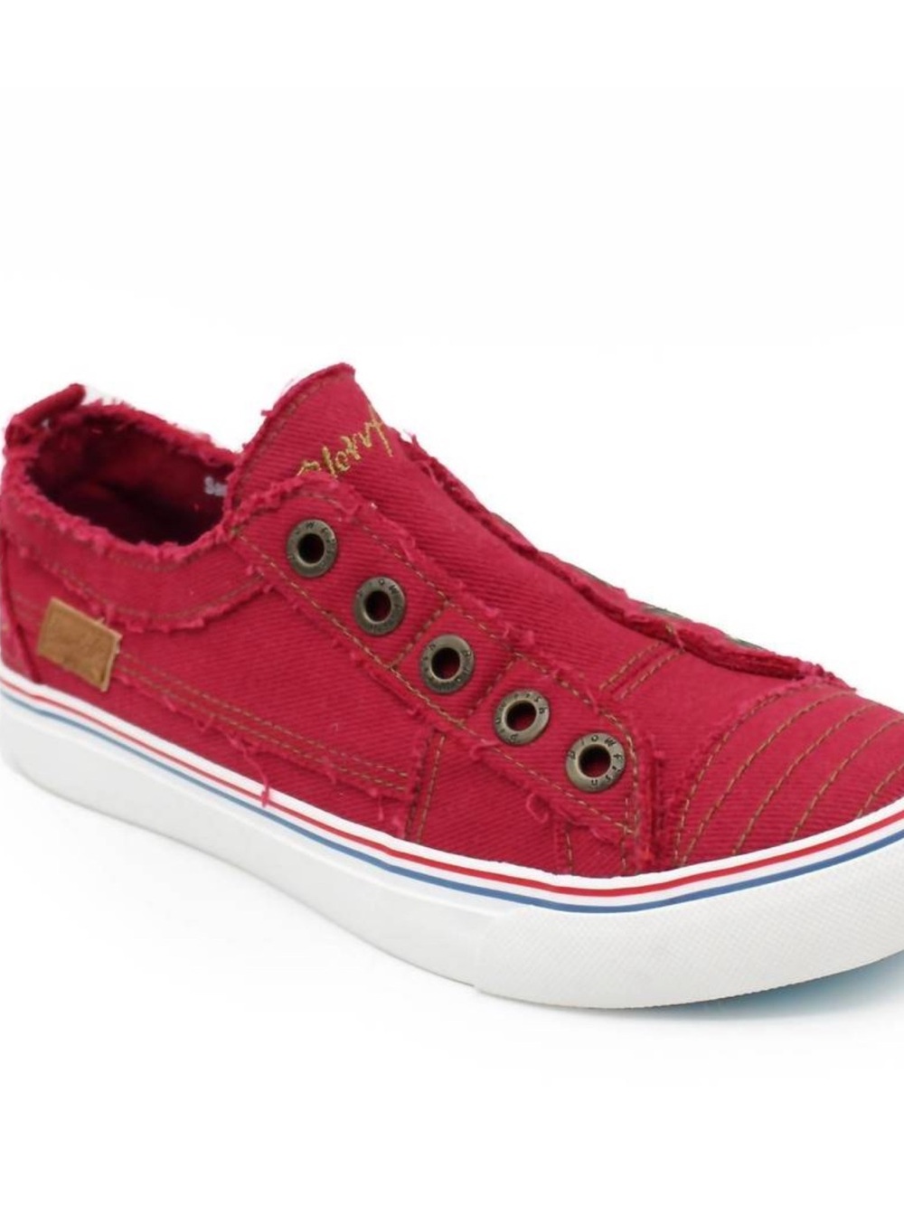 Blowfish Red Malibu Slip-On Canvas Sneaker